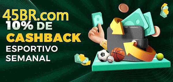 10% de bônus de cashback na 45BR.com