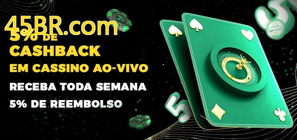 Promoções do cassino ao Vivo 45BR.com